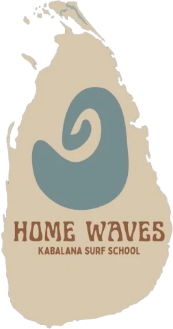 Home Waves Kabalana surf school logo
